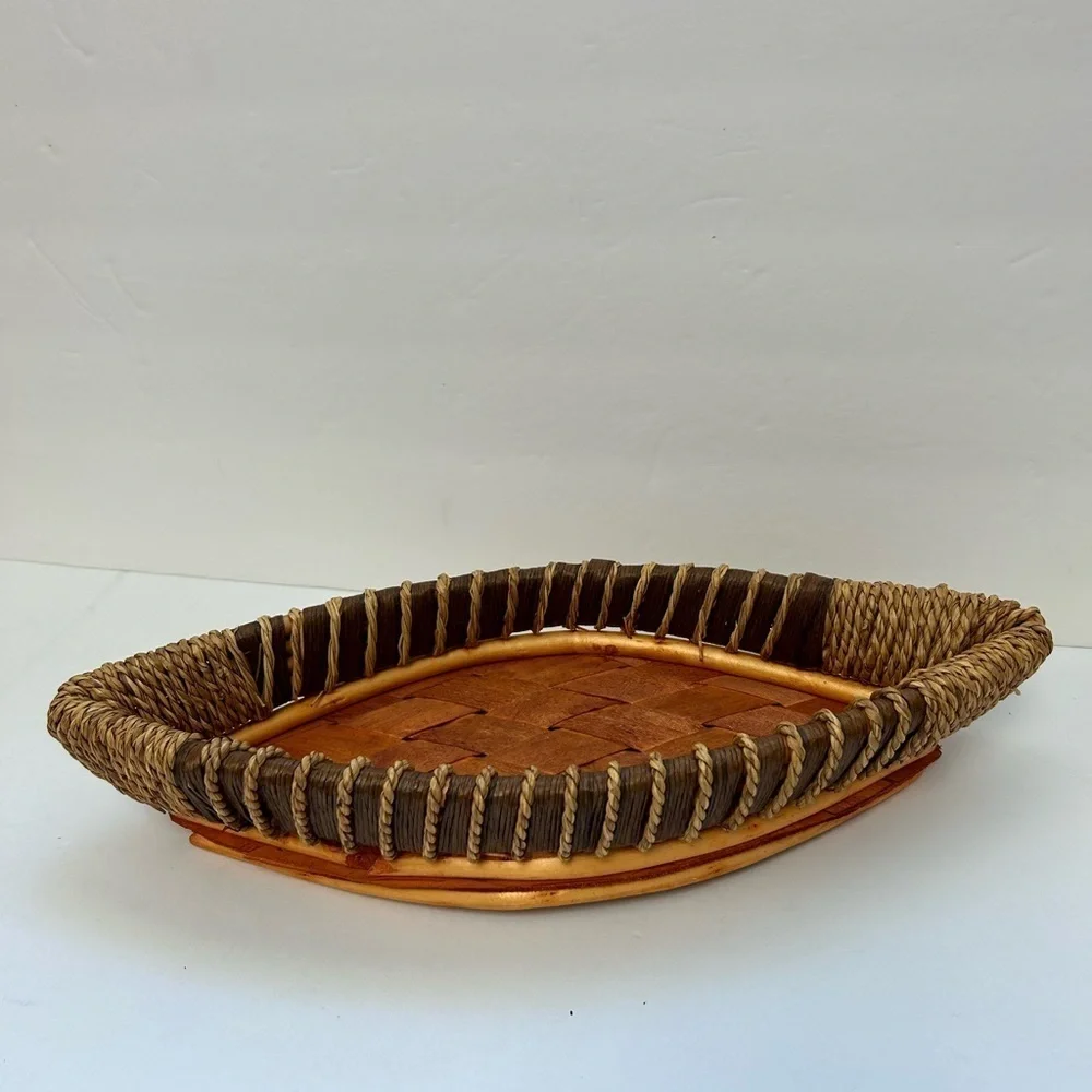 Wooden Decoration Wedding Basket, For Gifting/made in India/ 2 basket set